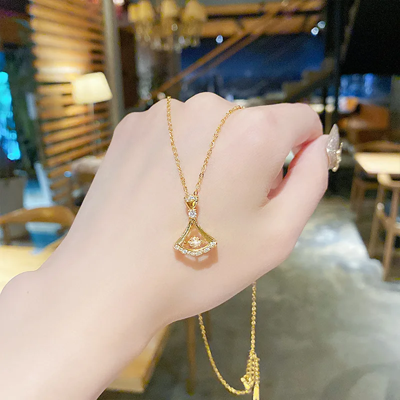 Fashion trendy 18k gold filled jewelry American diamond necklace pendants 316l stainless steel chain necklaces for women
Fashion trendy 18k gold filled jewelry American diamond necklace pendants 316l stainless steel chain necklaces for women