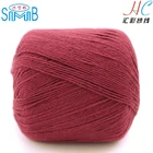 china hot sale acrylic-silk yarn oeko tex hand knitting yarn silk cotton blends yarn for knitting