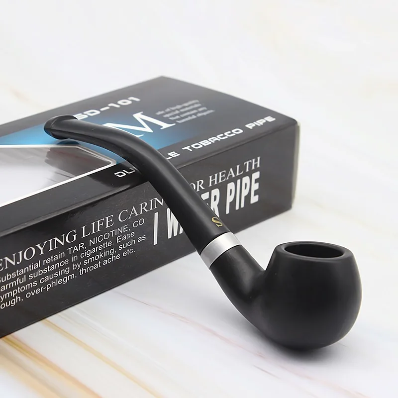 Custom Miniature Handheld Tobacco pipe Gift Durable Bakelite Pipe Entry Level Clean Pipe Wooden Smoking Filter Grinder, Black
Custom Miniature Handheld Tobacco pipe Gift Durable Bakelite Pipe Entry Level Clean Pipe Wooden Smoking Filter Grinder, Black