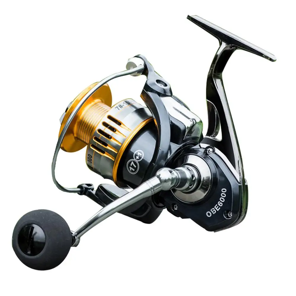 2020 New Fishing Reel 5.0:1/4.7:1 Super Strong Carp Fishing Feeder Spinning Reel Spinning wheel type fishing wheel OBE, Black + silver
2020 New Fishing Reel 5.0:1/4.7:1 Super Strong Carp Fishing Feeder Spinning Reel Spinning wheel type fishing wheel OBE, Black + silver