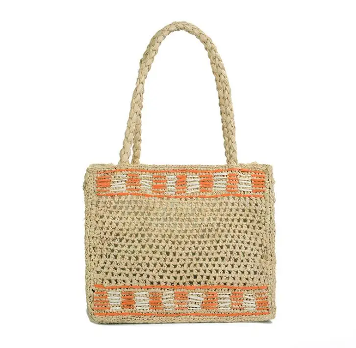 Wholesale customization high quality summer raffia beach bags women handbag tote bag
Wholesale customization high quality summer raffia beach bags women handbag tote bag