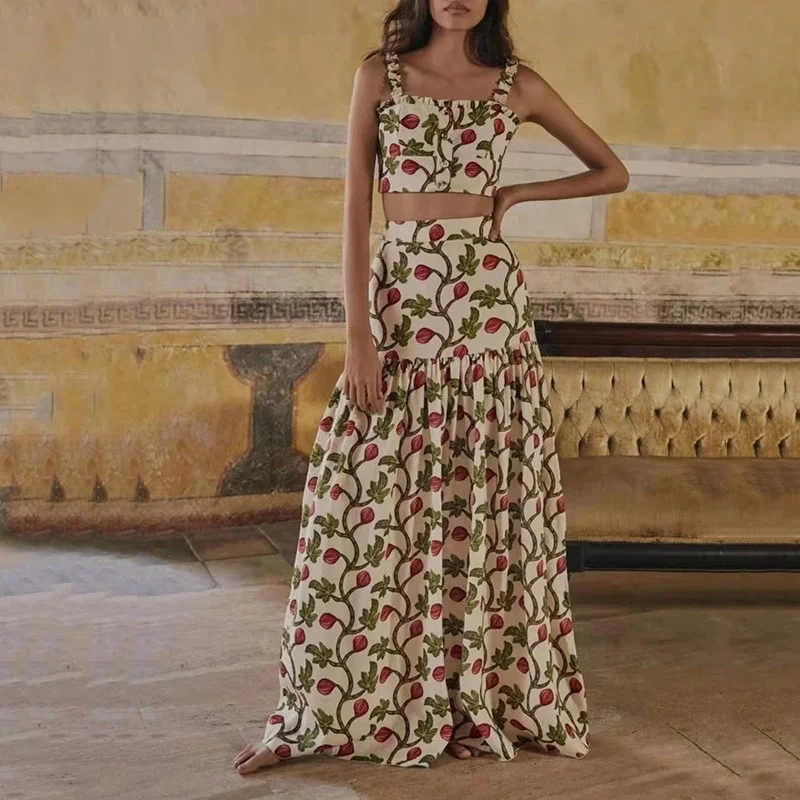 New Fashion Women top+high waist maxi wide leg skirtBig Hem Hot Sell Dress Long Skirt flower pattern hem hot sell skirt, White,red(can be customized)
New Fashion Women top+high waist maxi wide leg skirtBig Hem Hot Sell Dress Long Skirt flower pattern hem hot sell skirt, White,red(can be customized)