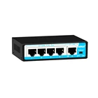 Ethernet Switch 4 Port Network Switch 4 Port POE 10 / 100M Support VLAN Extend 250m Network Ethernet POE Switch