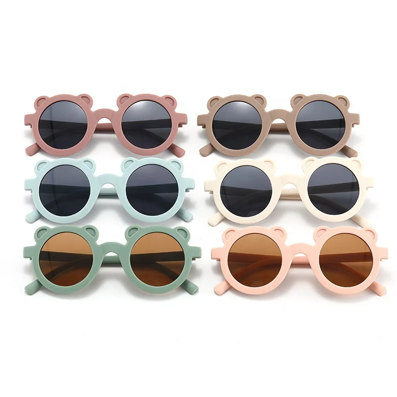 Factory Direct Selling Hot-selling Children's Bear Sunglasses Elastic Paint Frame uv400 Protection Sunglasses Kid Cute Glasses
Factory Direct Selling Hot-selling Children's Bear Sunglasses Elastic Paint Frame uv400 Protection Sunglasses Kid Cute Glasses