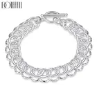 Personalized Silver 925 Ring Chain Knot Bridesmaid Accessories Women Bracelet