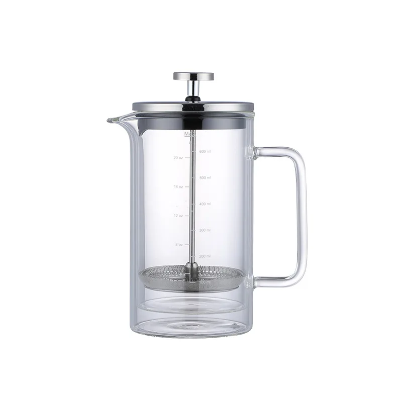 Modern style custom stable quality office cafe household 600ml coffee tea maker french press for home, Transpraent
Modern style custom stable quality office cafe household 600ml coffee tea maker french press for home, Transpraent
