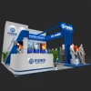 IZEXPO shanghai cloth fair exhibition stand 3d models fair display stand booth wood