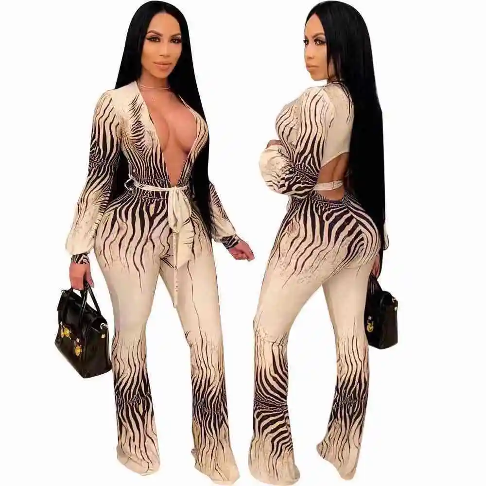 2021 new arrival American&European sexy deep V neck jump suits women back open lace up jumpsuits slim fit club party wear, As picture
2021 new arrival American&European sexy deep V neck jump suits women back open lace up jumpsuits slim fit club party wear, As picture