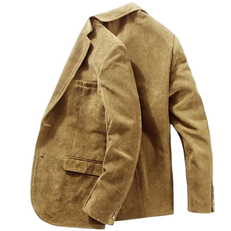 Winter High Quality Cotton Mens Corduroy Blazer Homme Formal Suit Fit Men'S Suit Jacket Man
Winter High Quality Cotton Mens Corduroy Blazer Homme Formal Suit Fit Men'S Suit Jacket Man