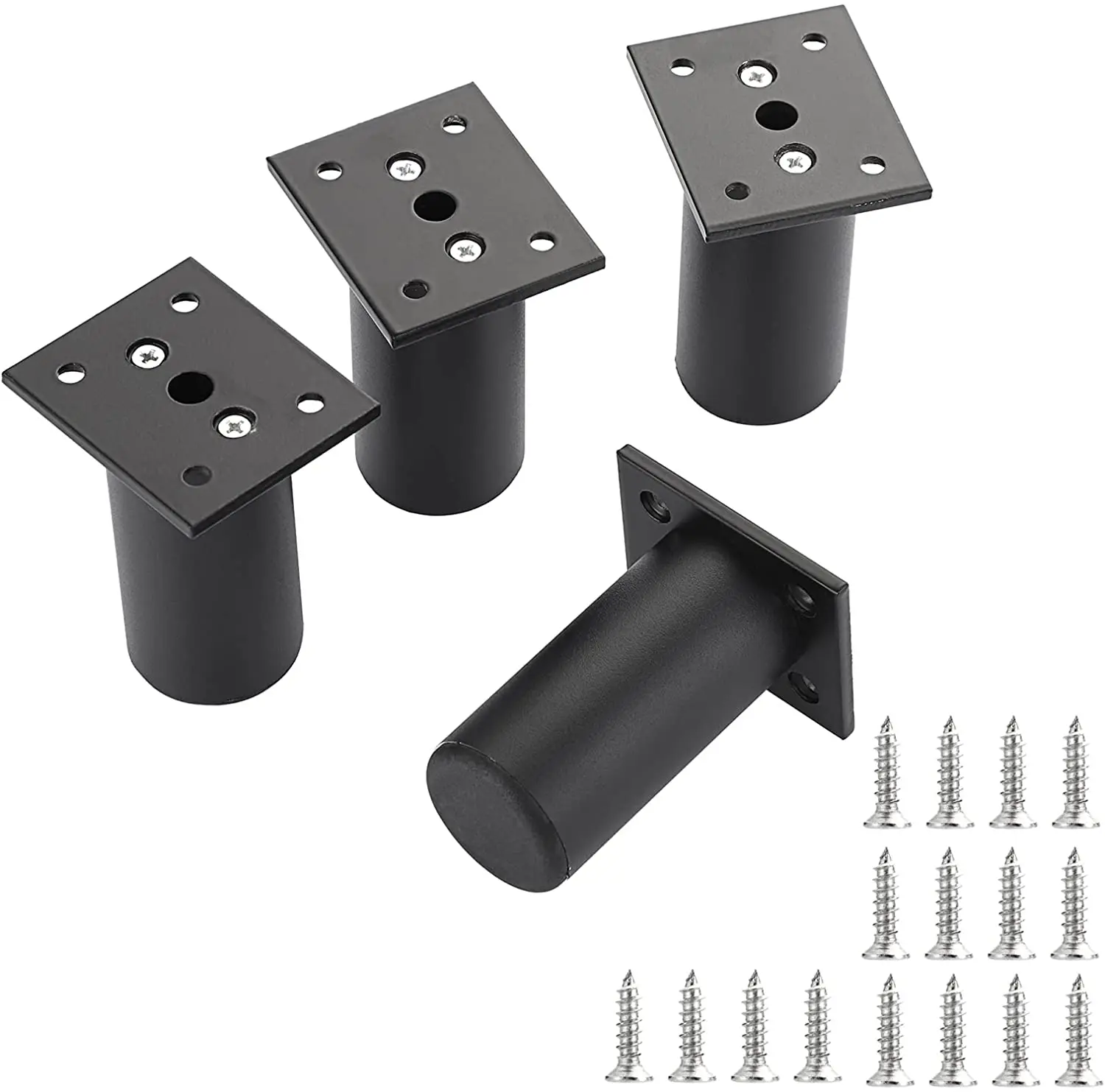4 pieces of 3-inch black aluminum alloy adjustable replacement legs for furniture cabinet leg sofa bed table leg support
4 pieces of 3-inch black aluminum alloy adjustable replacement legs for furniture cabinet leg sofa bed table leg support