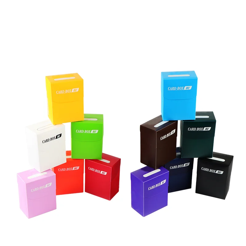 PP plastic 80 Pcs high Capacity cards protecting deck Box for mtg ygo, Customized color
PP plastic 80 Pcs high Capacity cards protecting deck Box for mtg ygo, Customized color