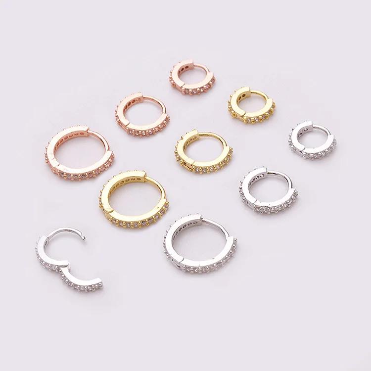 Creative Mini Earrings Women's Zircon Ear Studs Puncture European And American-Style Piercing Jewelry, Steel/black/gold/rose gold
Creative Mini Earrings Women's Zircon Ear Studs Puncture European And American-Style Piercing Jewelry, Steel/black/gold/rose gold