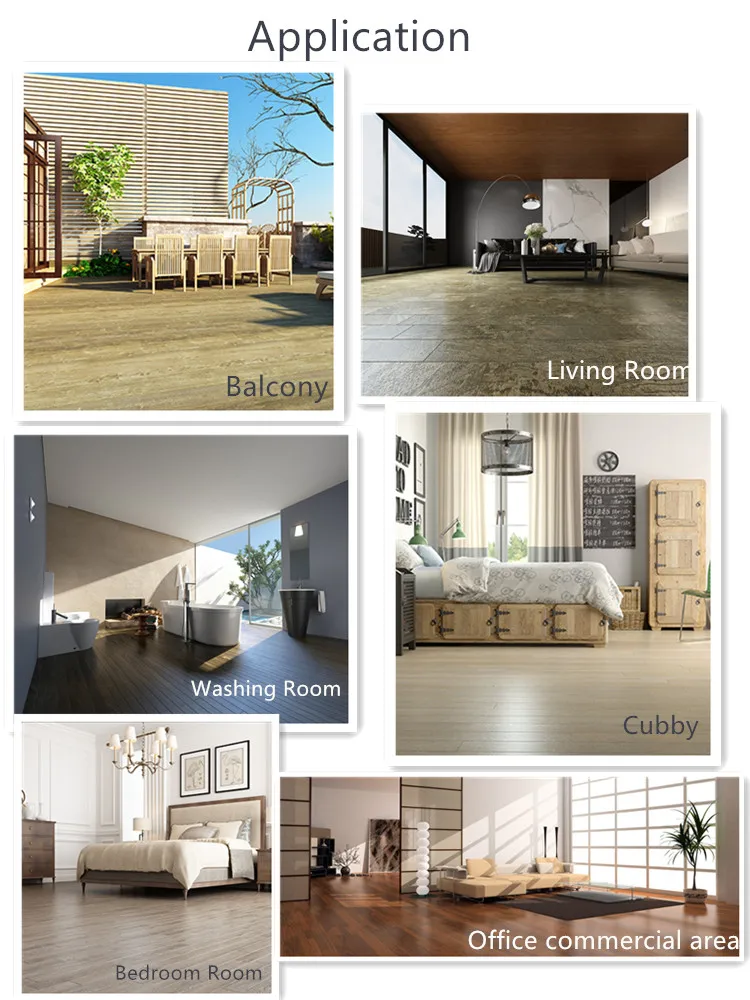 100% environmentally Hot Sale Waterproof Fireproof SPC click flooring