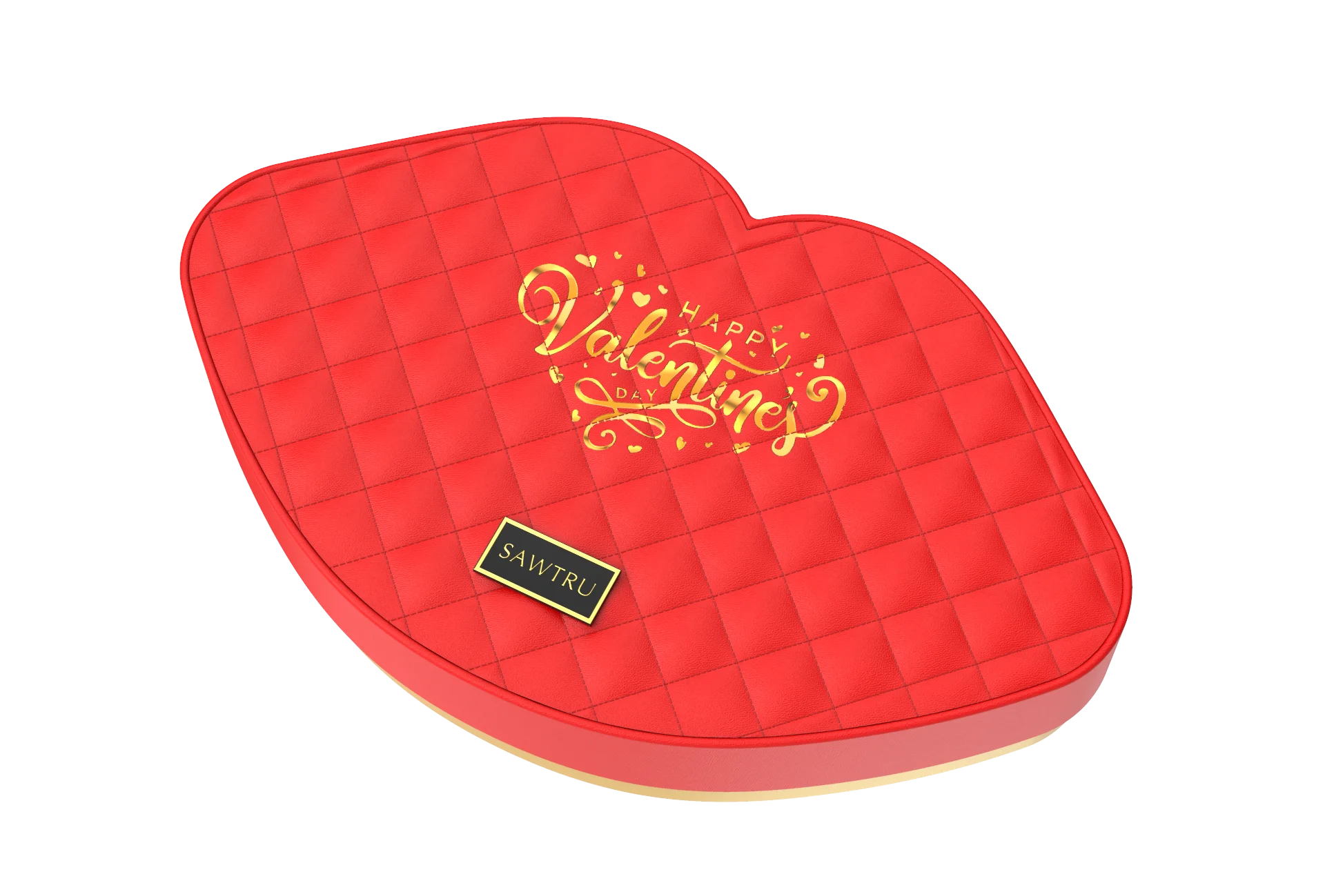 valentine"s day gift box luxury red case /candy storage box