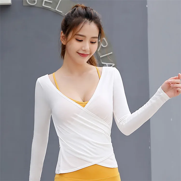 Two pieces long sleeve breathable yoga wear thin bandage women jogging quick dry yoga top
Two pieces long sleeve breathable yoga wear thin bandage women jogging quick dry yoga top