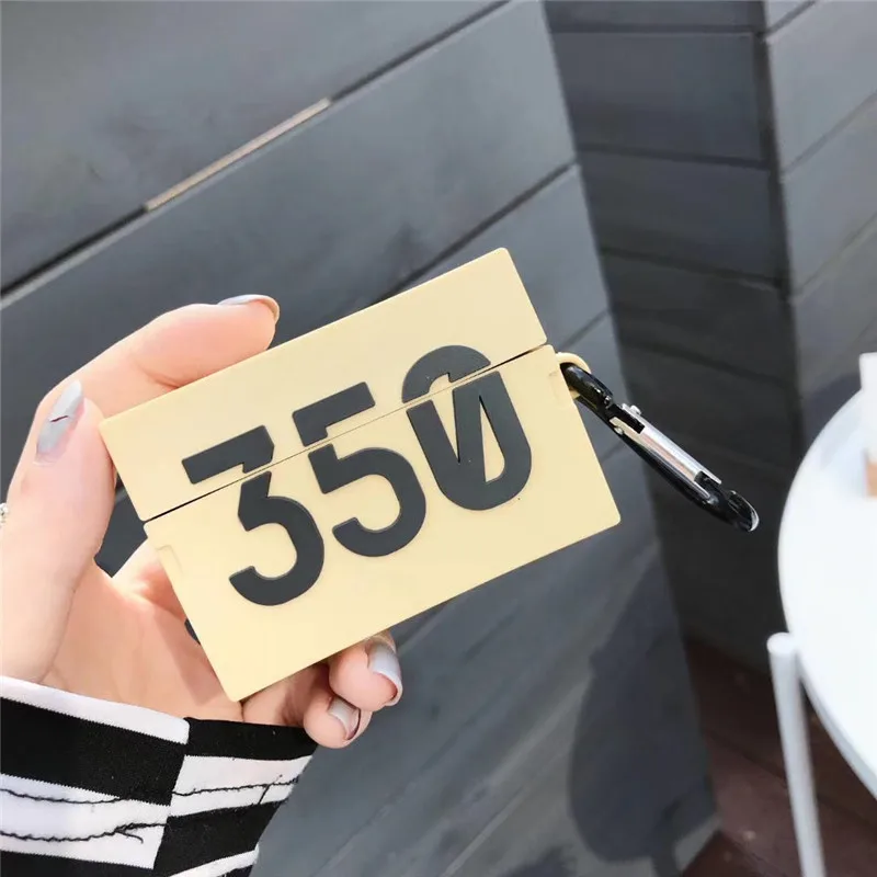 Fashion Creative Designer 350 Box Silicone Case Anti-fall Protective Case Cover for Airpods 1 2 For Airpod Pro
Fashion Creative Designer 350 Box Silicone Case Anti-fall Protective Case Cover for Airpods 1 2 For Airpod Pro