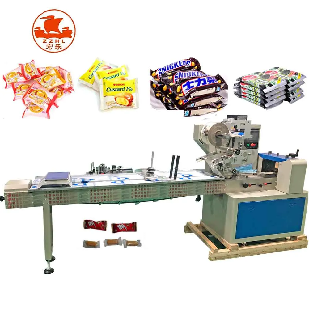 High Quality Paper Roll Wrapping Machine,Bread/biscuit/ice Lolly/cake/snack Packing Machine