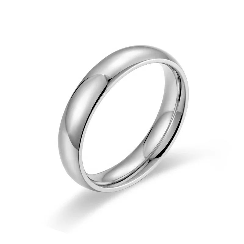 High Polished Stainless Steel 4mm Ring Classic Simple Design Band Ring Without Stone For Women and Men
High Polished Stainless Steel 4mm Ring Classic Simple Design Band Ring Without Stone For Women and Men