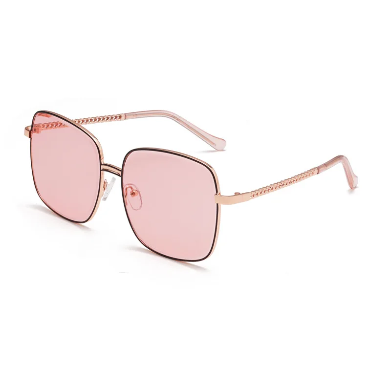 Fashion Style Simple Design Gold Chain Frames Wire Metal Pink Square Sunglasses, 7 colors
Fashion Style Simple Design Gold Chain Frames Wire Metal Pink Square Sunglasses, 7 colors