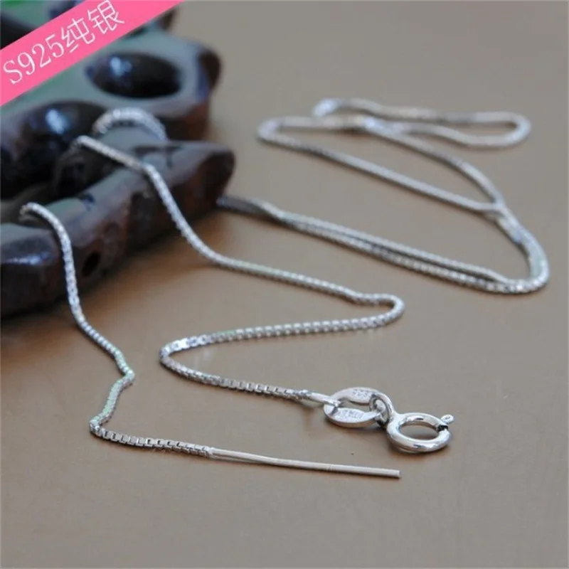 JuHu S925 Sterling Silver Heart Chain Pearl Threaded Jade And Chalcedony Necklace, Box chain piercing chain 45cm
JuHu S925 Sterling Silver Heart Chain Pearl Threaded Jade And Chalcedony Necklace, Box chain piercing chain 45cm