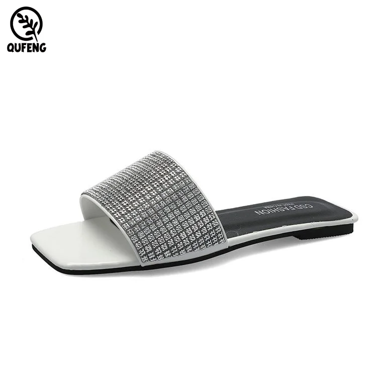 Fashion bling outdoor Rhinestone sandals slippers women summer outdoor flats beach shoes and sandals slides
Fashion bling outdoor Rhinestone sandals slippers women summer outdoor flats beach shoes and sandals slides