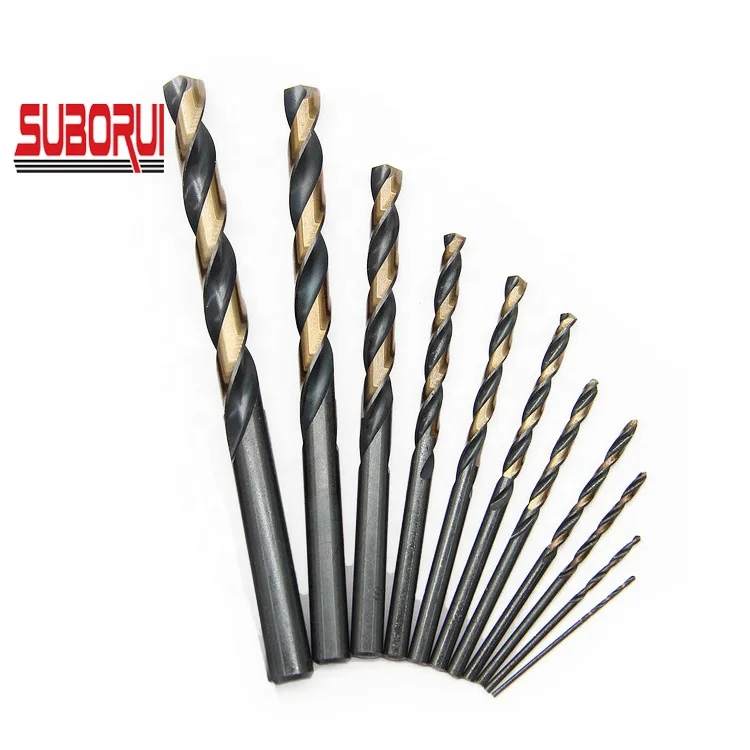 High Speed Steel Gold Heavy Duty Jobber Length Hss M35 Cobalt Drill Bit Price for Hardened Metal
High Speed Steel Gold Heavy Duty Jobber Length Hss M35 Cobalt Drill Bit Price for Hardened Metal