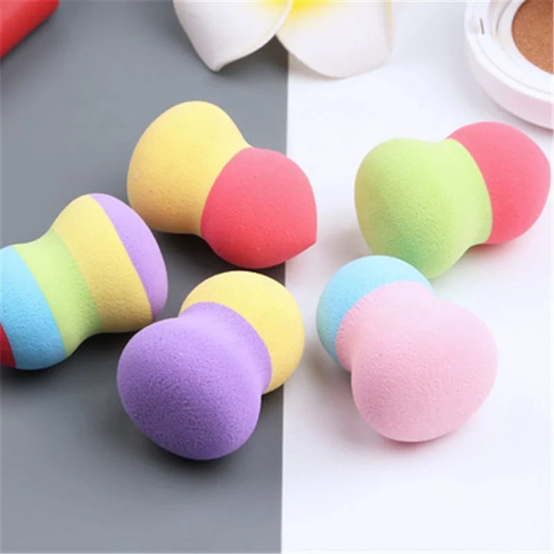 Rainbow Gourd Shaped Face Makeup Sponge, Purple+yellow/blue+pink/red+yellow/red+green/colorful
Rainbow Gourd Shaped Face Makeup Sponge, Purple+yellow/blue+pink/red+yellow/red+green/colorful