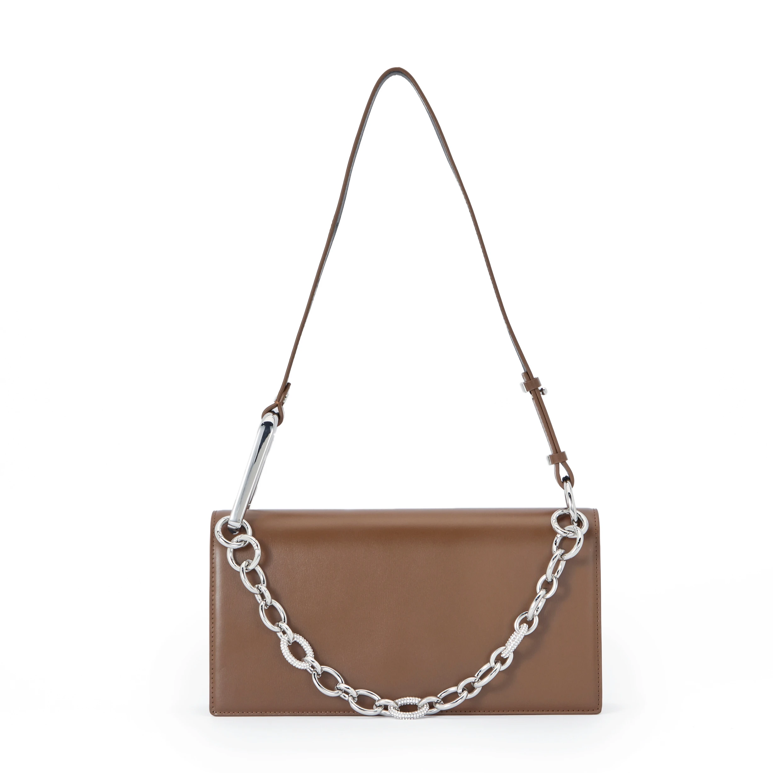 OEM manufacturing custom women diamond chain small square bag cowhide women handbags women shoulder bags, Brown
OEM manufacturing custom women diamond chain small square bag cowhide women handbags women shoulder bags, Brown