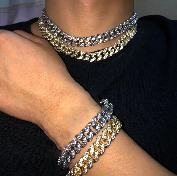 Hip Hop 13mm Rhinestone Chain Cuban Link Chain For Men Iced Out Bling Cuban Chain Fashion Jewelry Hip Hop Necklace, Picture
Hip Hop 13mm Rhinestone Chain Cuban Link Chain For Men Iced Out Bling Cuban Chain Fashion Jewelry Hip Hop Necklace, Picture