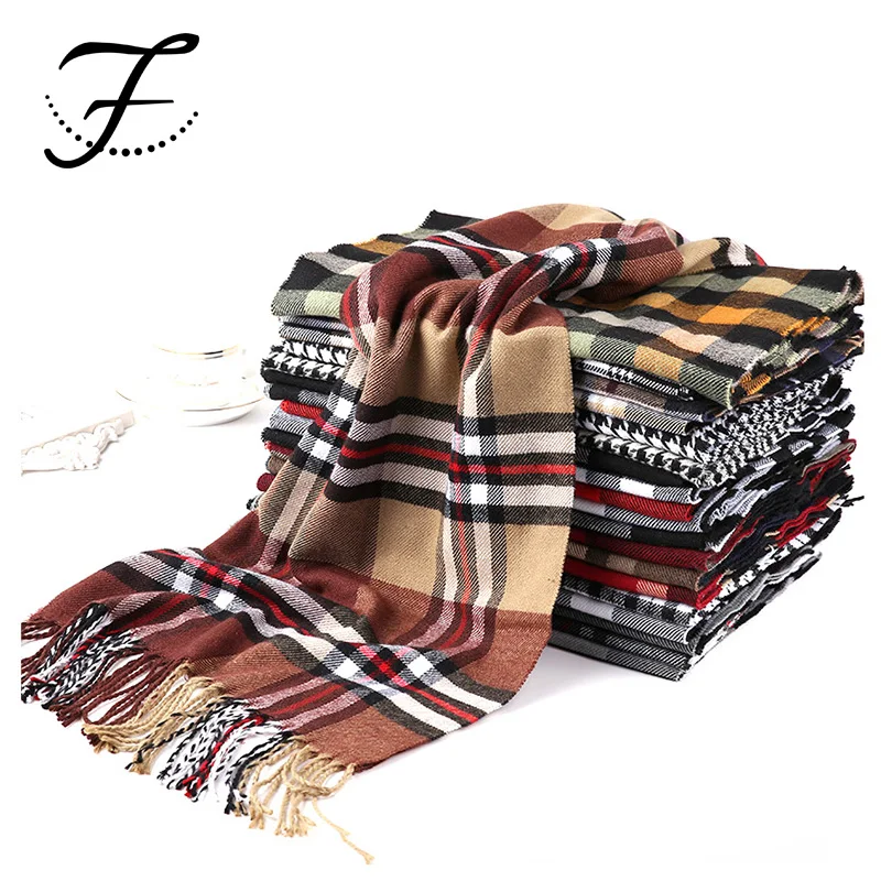 FIONA RTS Cheap In Stock Soft Long Cashmere Woven Tassel Neckwear Plaid Check Men Winter Scarf
FIONA RTS Cheap In Stock Soft Long Cashmere Woven Tassel Neckwear Plaid Check Men Winter Scarf