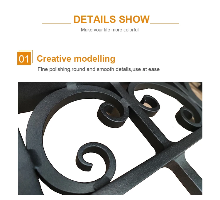 Customized all-weather rust proof durable courtyard patio Aluminum fence villa garden gate