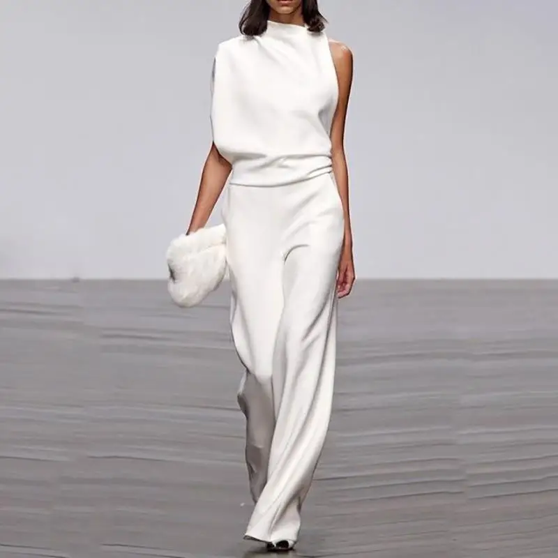 Women's Casual Loose Trousers New Women's One-shoulder Sleeve Casual Jumpsuit, Picture color
Women's Casual Loose Trousers New Women's One-shoulder Sleeve Casual Jumpsuit, Picture color