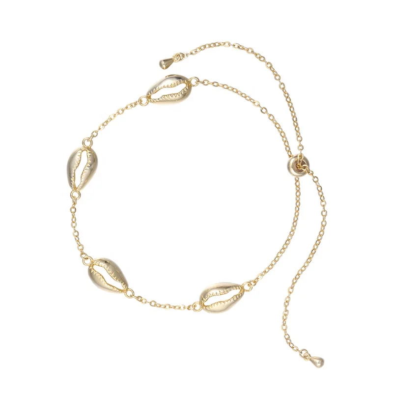 Trendy 18K Gold 925 Bracelets Sterling Silver Chain Sea Shell Charm Bracelets Women Damila Jewelry L131L
Trendy 18K Gold 925 Bracelets Sterling Silver Chain Sea Shell Charm Bracelets Women Damila Jewelry L131L