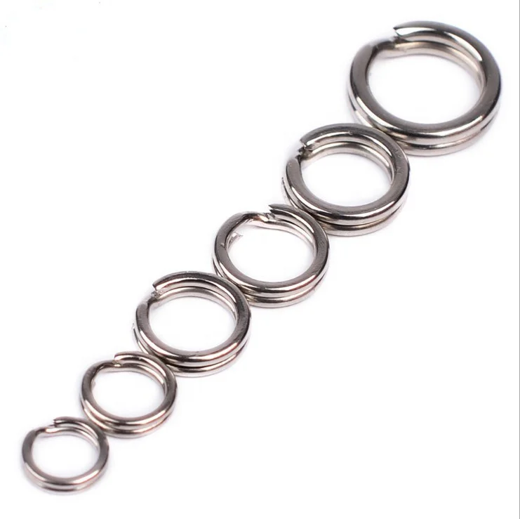 HOT Fishing Split Rings For Heavy Duty Fish hook Connector Assist Hooks Sea Fishing Accessories Tackle other fishing products
HOT Fishing Split Rings For Heavy Duty Fish hook Connector Assist Hooks Sea Fishing Accessories Tackle other fishing products