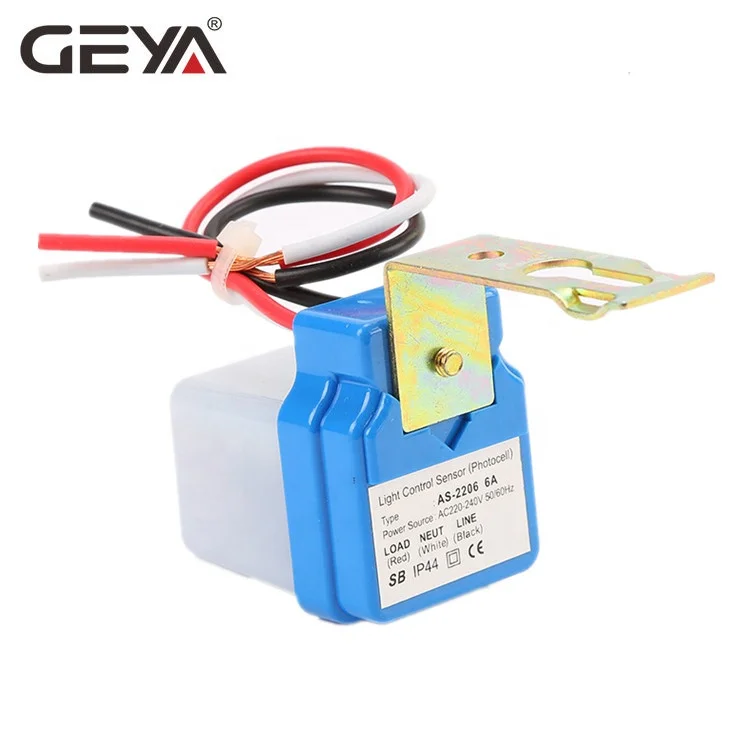 GEYA AS Automatic On Off Photocell street Light Switch AC 110V 220V 50-60Hz 3A 6A 10A Photo Control Photoswitch Sensor Switch
GEYA AS Automatic On Off Photocell street Light Switch AC 110V 220V 50-60Hz 3A 6A 10A Photo Control Photoswitch Sensor Switch
