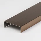 Decorative Metal Stainless Steel Wall Tile Accessories Edge Corner Trim