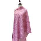 2019 new design fashion double-faced plain wool shawl
