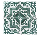 Art tile 200x200 kitchen bathroom and non-slip floor tile balcony ceramic tile