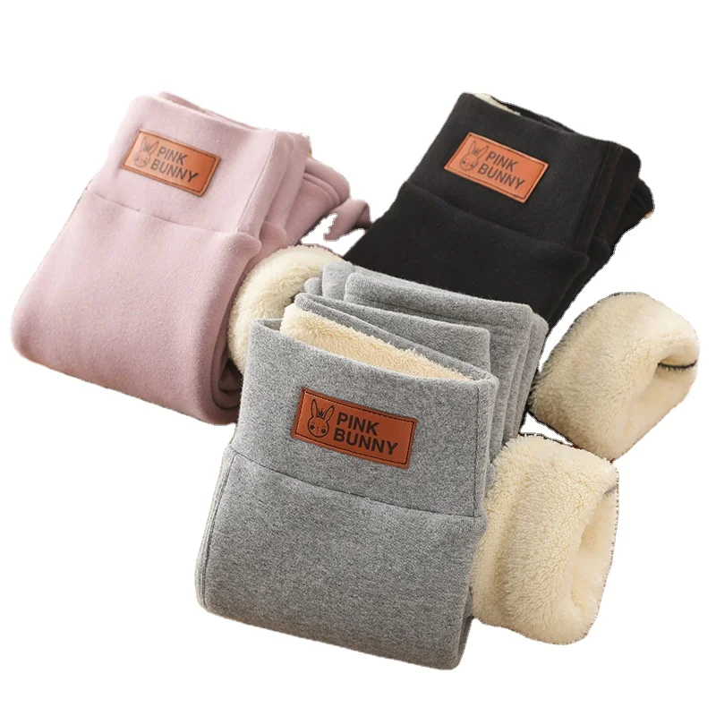 Autumn and winter clothing girls plus velvet padded leggings, children wear warm cotton pants
Autumn and winter clothing girls plus velvet padded leggings, children wear warm cotton pants