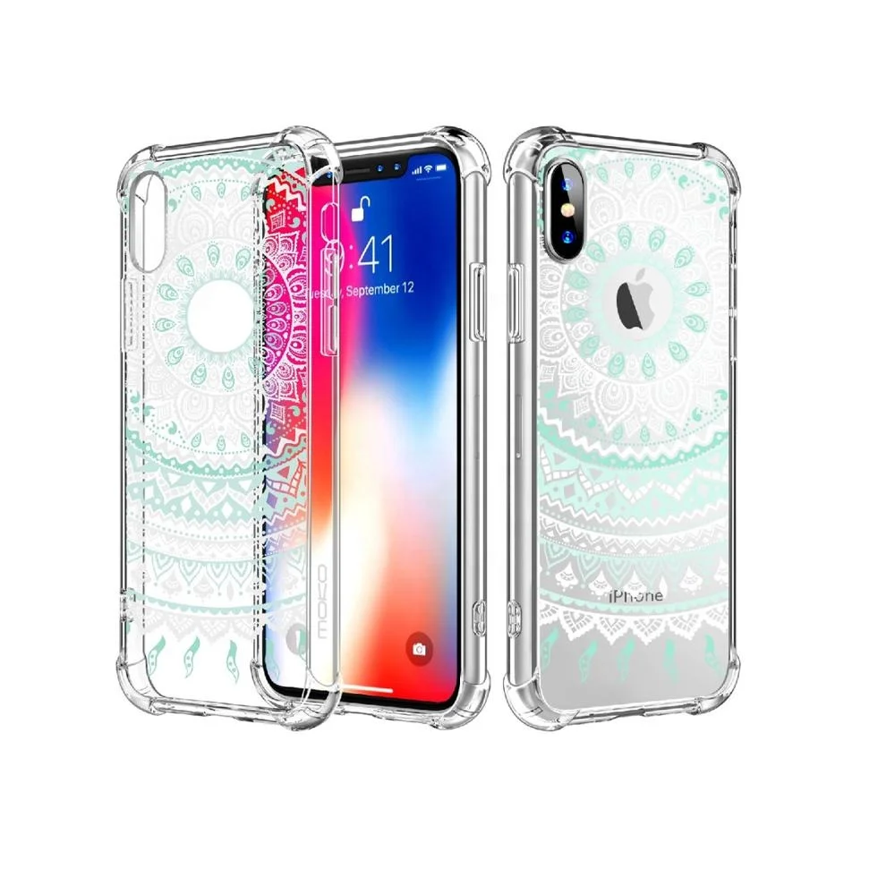 MoKo Colorful Printed Anti-Scratch Rugged Transparent Hard Back Cover Case for iPhone XS/iPhone X/iPhone 10
MoKo Colorful Printed Anti-Scratch Rugged Transparent Hard Back Cover Case for iPhone XS/iPhone X/iPhone 10