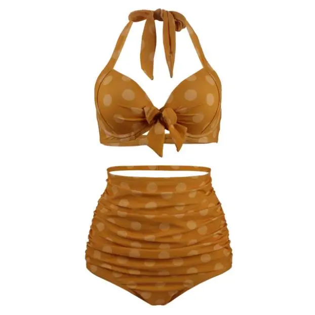 Plus-size swimsuit tall waist bikini necktie deep V bowknot Fold design Show thin lace-up Tankinis Gathered swim wear
Plus-size swimsuit tall waist bikini necktie deep V bowknot Fold design Show thin lace-up Tankinis Gathered swim wear