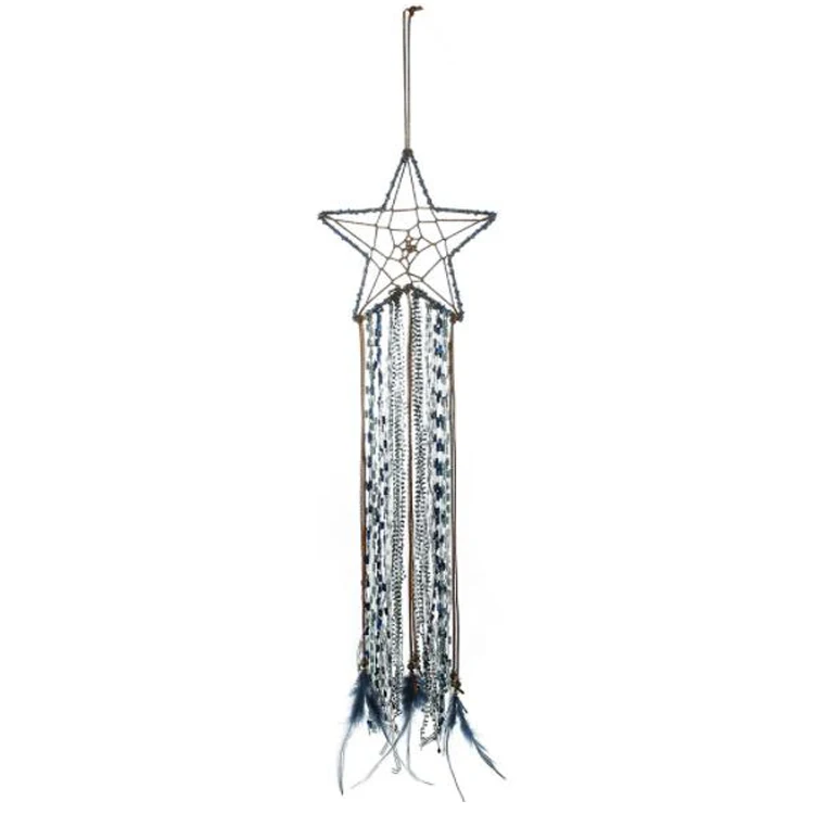 Bohemian Star Dream Catcher Wall Hanging, Feather Tassel Dream Catchers Living Room Bedroom Decoration Home Decor, Subject to picture color
Bohemian Star Dream Catcher Wall Hanging, Feather Tassel Dream Catchers Living Room Bedroom Decoration Home Decor, Subject to picture color