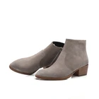 Factory Direct China Genuine Leather Upper Leather Sole Ankle Boots for women and ladies