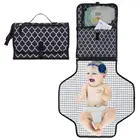 Mommy Travel Foldable Waterproof Organizer Kit Baby Portable Changing Station Pad Diaper Changer Mat