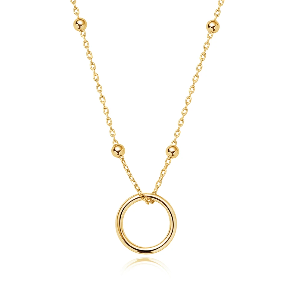 wholesale fashion jewelry 925 sterling silver 18K gold plated circle pendant necklace for women
wholesale fashion jewelry 925 sterling silver 18K gold plated circle pendant necklace for women