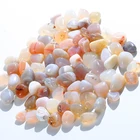 Natural crystal tumble colorful agate quartz stone gravel gemstone