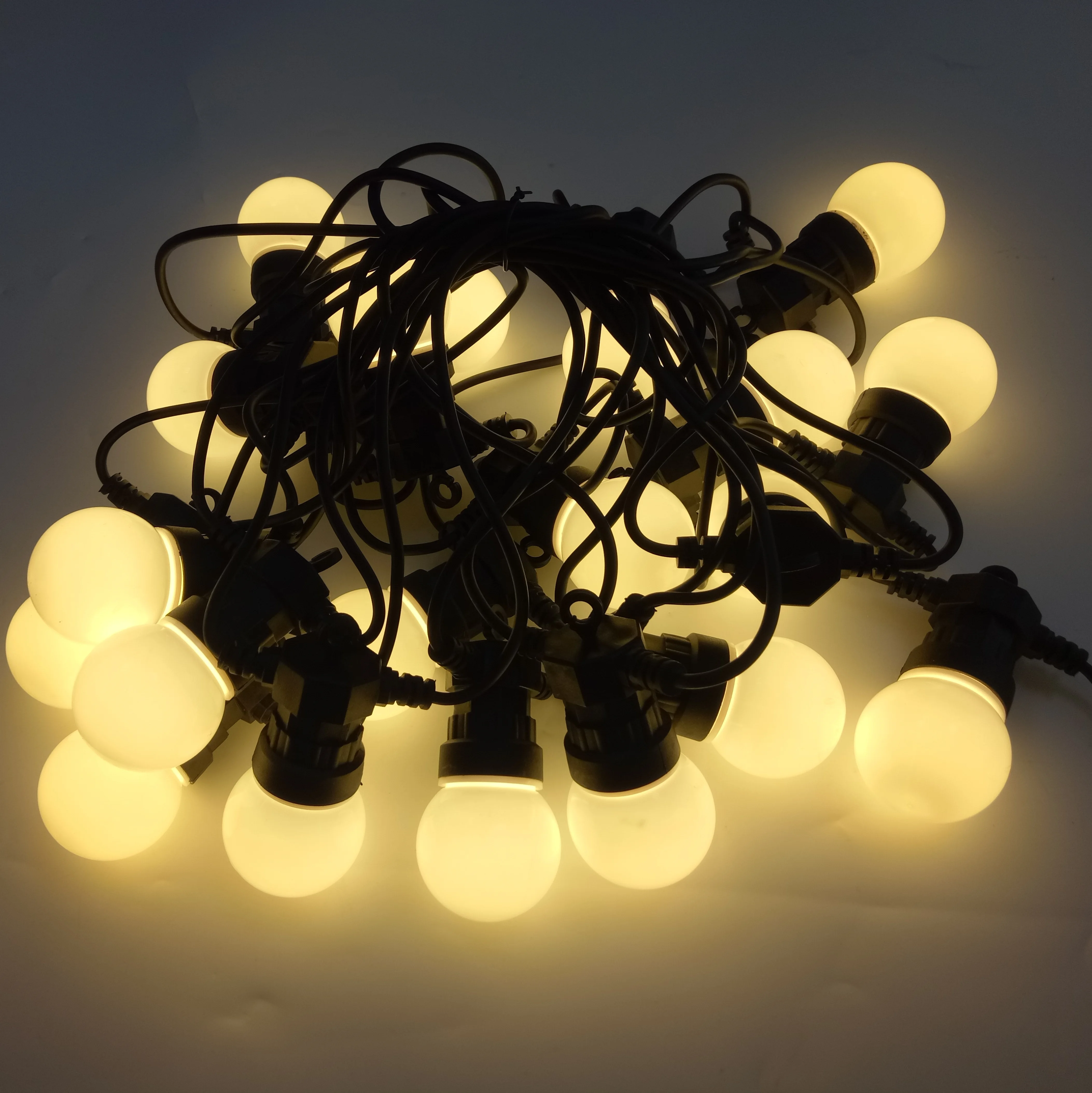 防水g50 festoon 庭院灯 10m 20pcs 连接式 g50