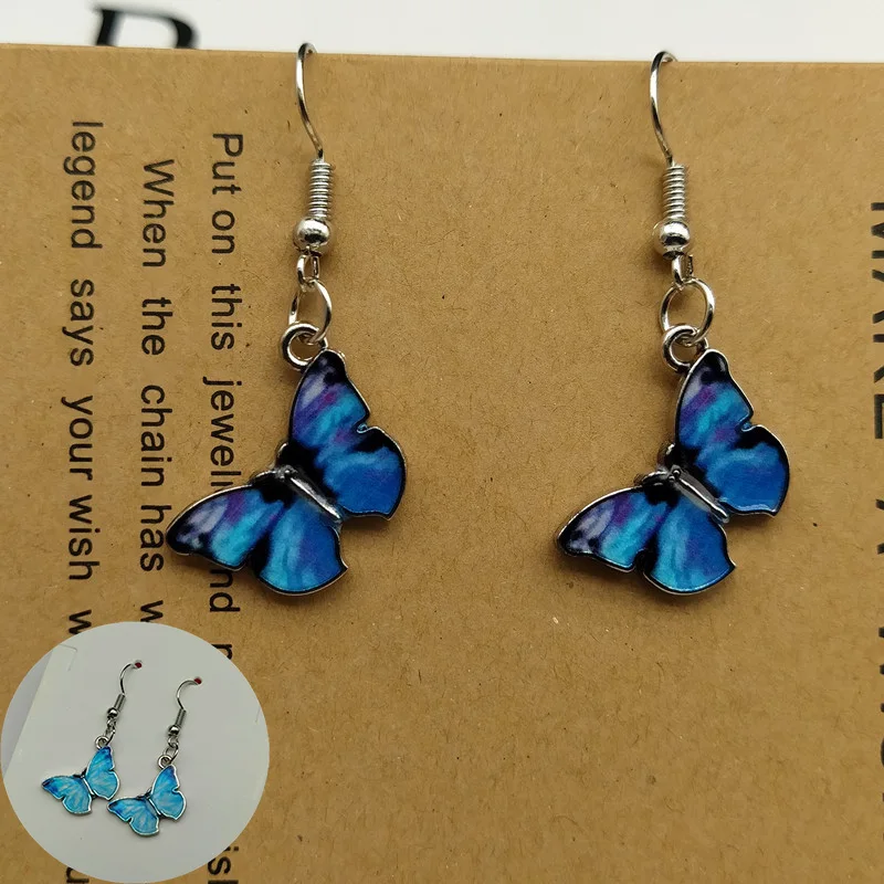 Blue Butterfly Drop Earrings for Women Multicolor 2021 Alloy Dangle Earrings Statement Earring Wedding Jewelry, Pink ,black,blue white
Blue Butterfly Drop Earrings for Women Multicolor 2021 Alloy Dangle Earrings Statement Earring Wedding Jewelry, Pink ,black,blue white