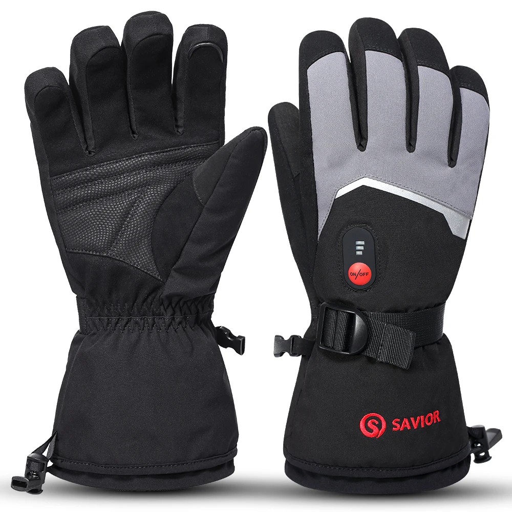 Outdoor Sports Winter Warm Rechargeable Battery Powered Heated Gloves, Black and grey
Outdoor Sports Winter Warm Rechargeable Battery Powered Heated Gloves, Black and grey