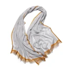 High Quality Plain Wholesale Infinity Scarf Color matching Muslim Hijab